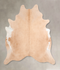 Beige X-Large Brazilian Cowhide Rug 7'2