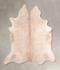 Beige X-Large Brazilian Cowhide Rug 6'10