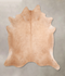 Beige XX-Large Brazilian Cowhide Rug 7'8