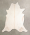 Ivory with Beige XX-Large Brazilian Cowhide Rug 7'8