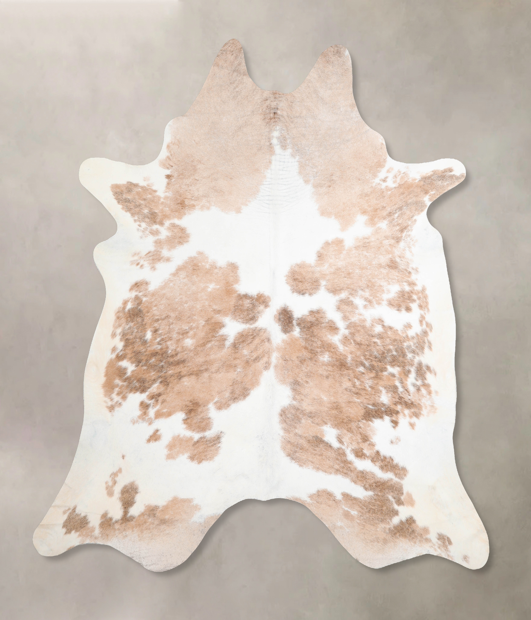 Beige and White Cowhide Rug #A30921