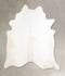 Ivory with Beige X-Large Brazilian Cowhide Rug 6'10