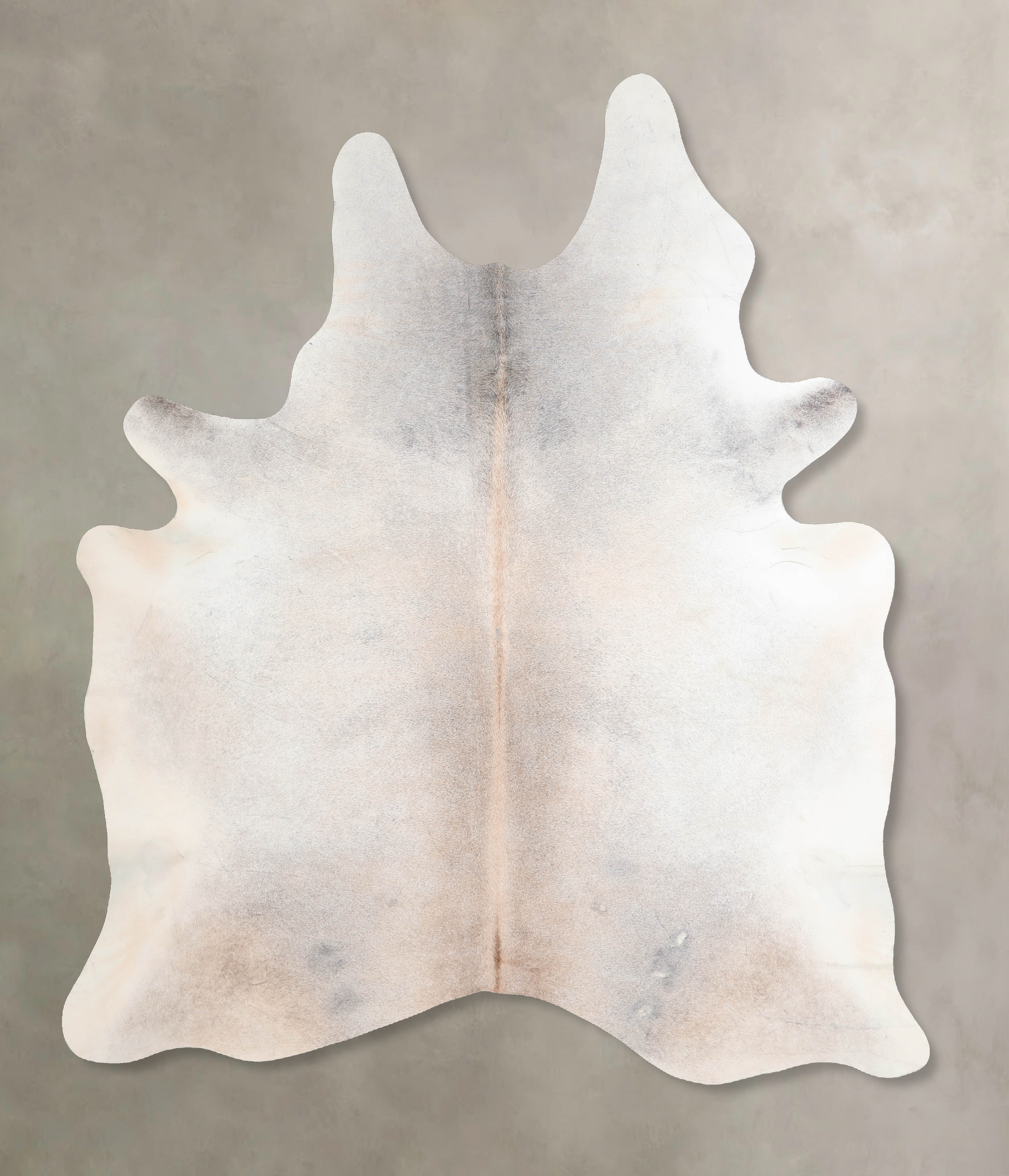 Grey with Beige Cowhide Rug #A31163