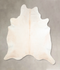 Ivory with Beige XX-Large Brazilian Cowhide Rug 7'11