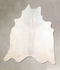 Light Grey X-Large Brazilian Cowhide Rug 7'8