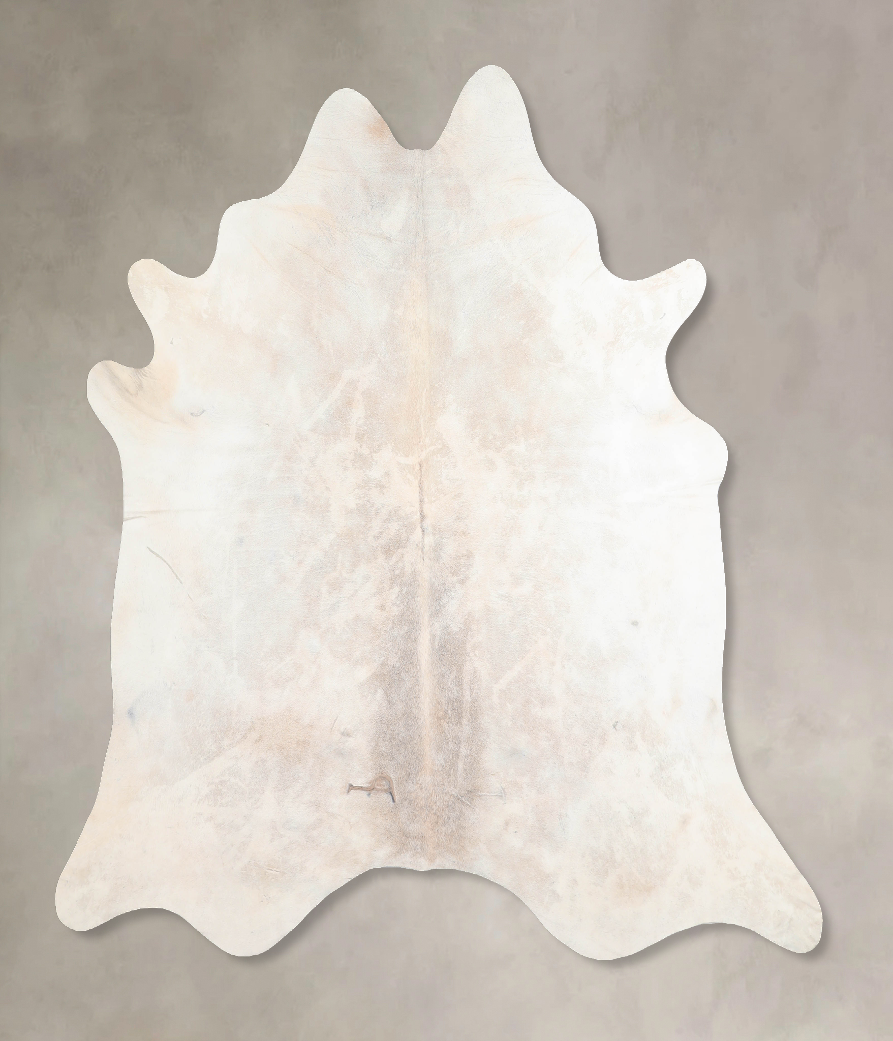 Grey with Beige Cowhide Rug #A31875