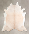 Ivory with Beige XX-Large Brazilian Cowhide Rug 7'5