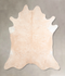 Ivory with Beige XX-Large Brazilian Cowhide Rug 7'7