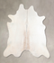 Grey with Beige XX-Large Brazilian Cowhide Rug 8'0