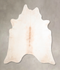 Ivory with Beige X-Large Brazilian Cowhide Rug 6'7