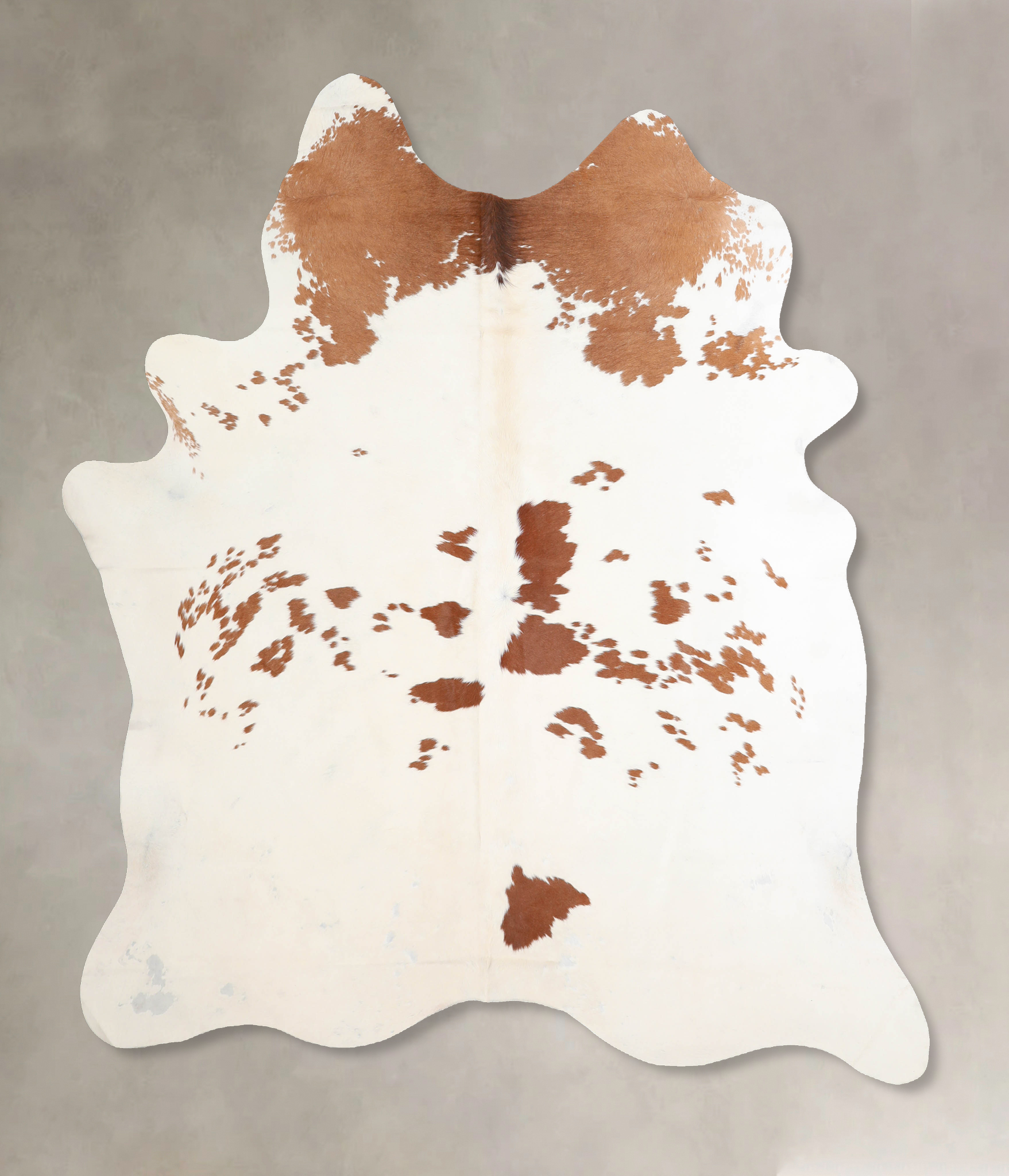 Brown and White Cowhide Rug #A32575