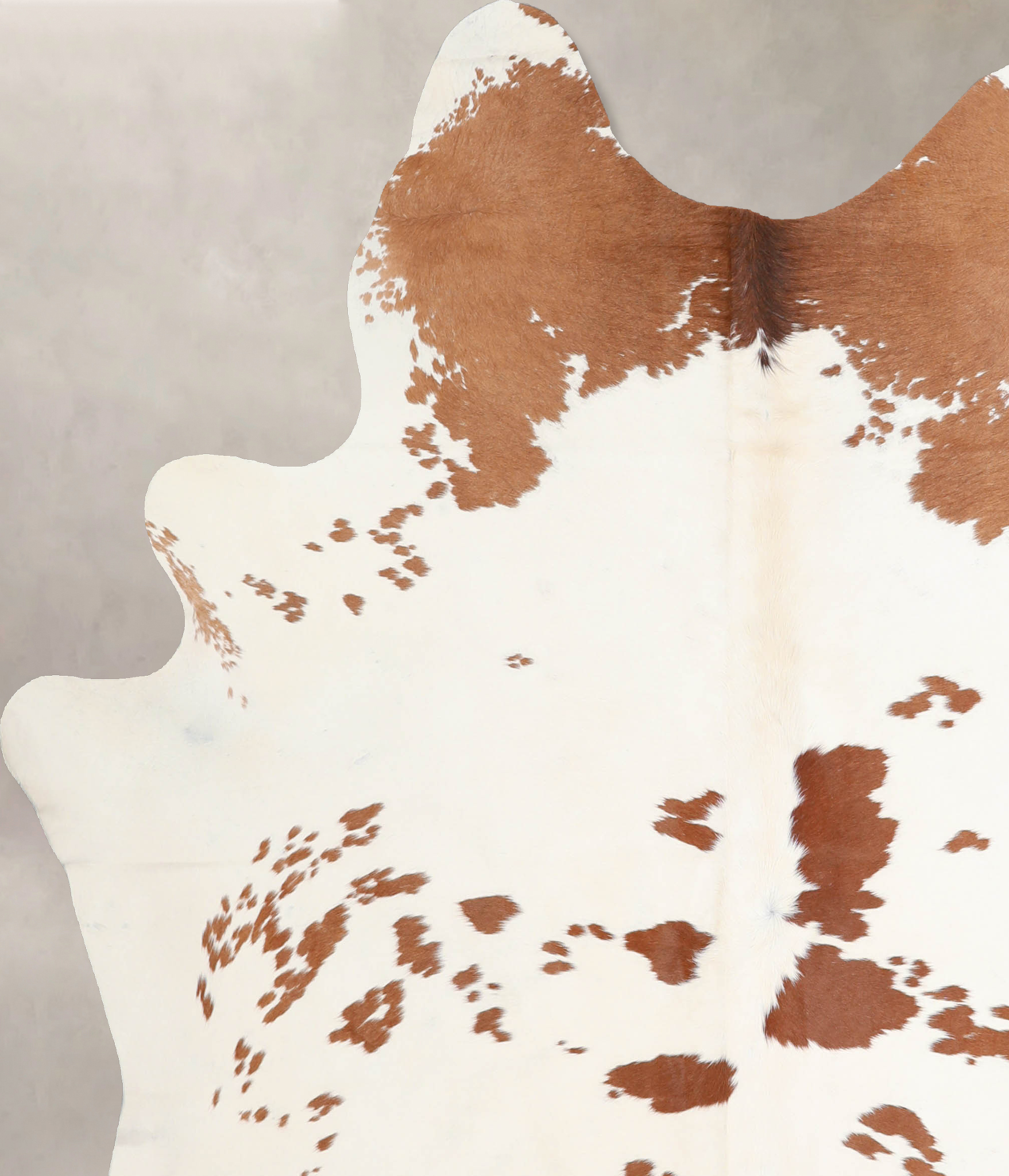 Brown and White Cowhide Rug #A32575