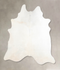 Light Grey X-Large Brazilian Cowhide Rug 7'1