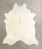 Ivory with Beige XX-Large Brazilian Cowhide Rug 8'0