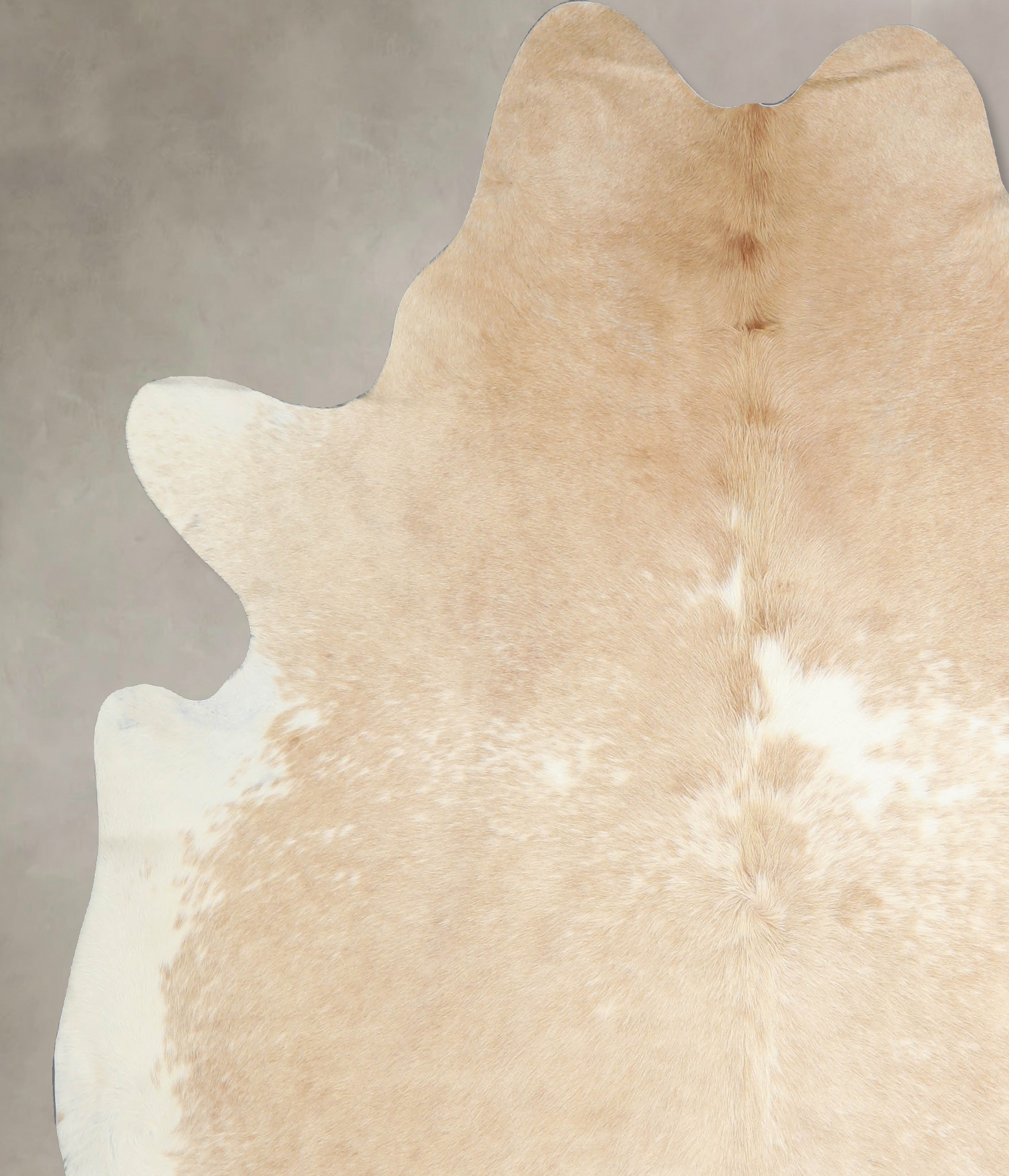 Beige and White Cowhide Rug #A33006