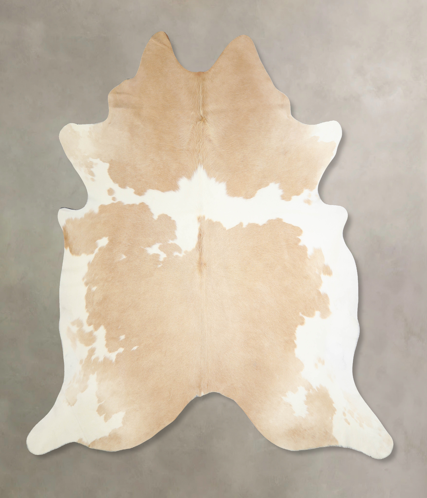 Beige and White Cowhide Rug #A33008