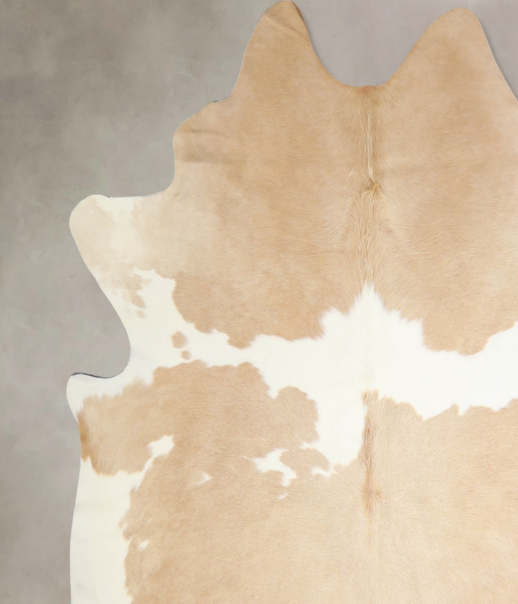 Beige and White Cowhide Rug #A33008