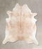 Beige X-Large Brazilian Cowhide Rug 7'5