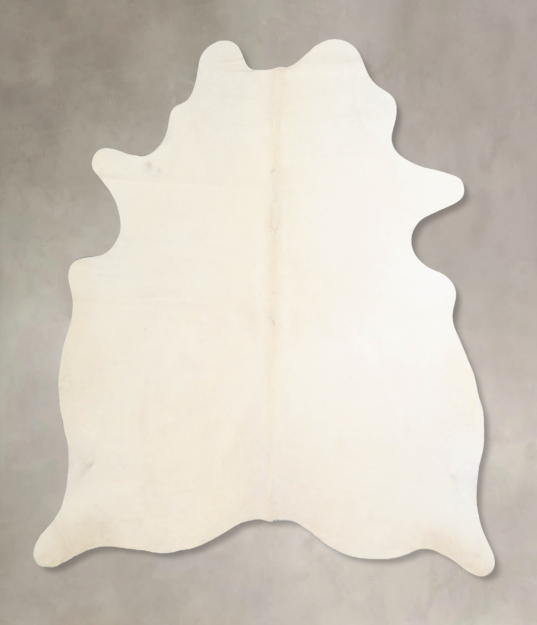 Solid White Cowhide Rug #A33133