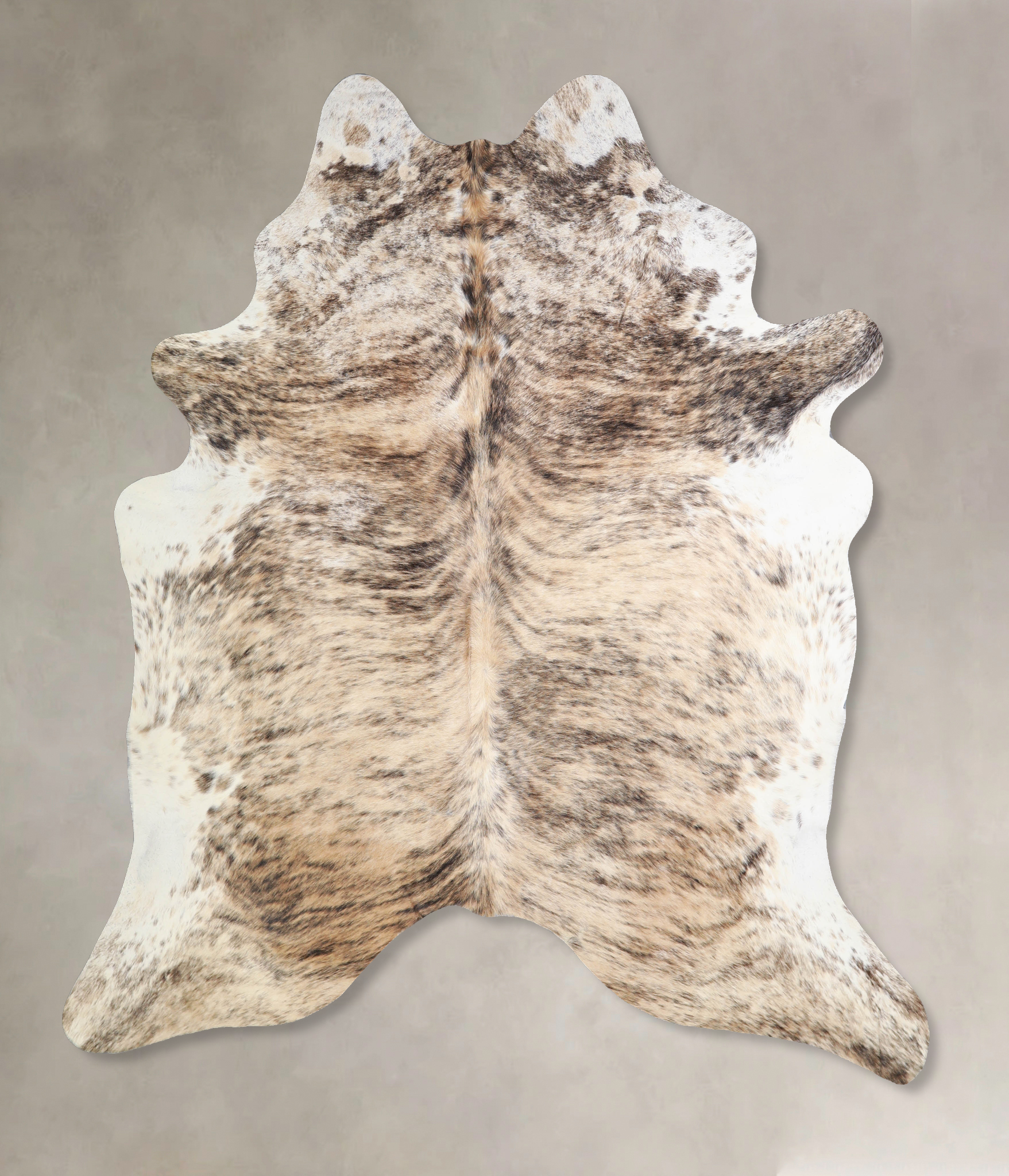 Light Brindle Cowhide Rug #A33154