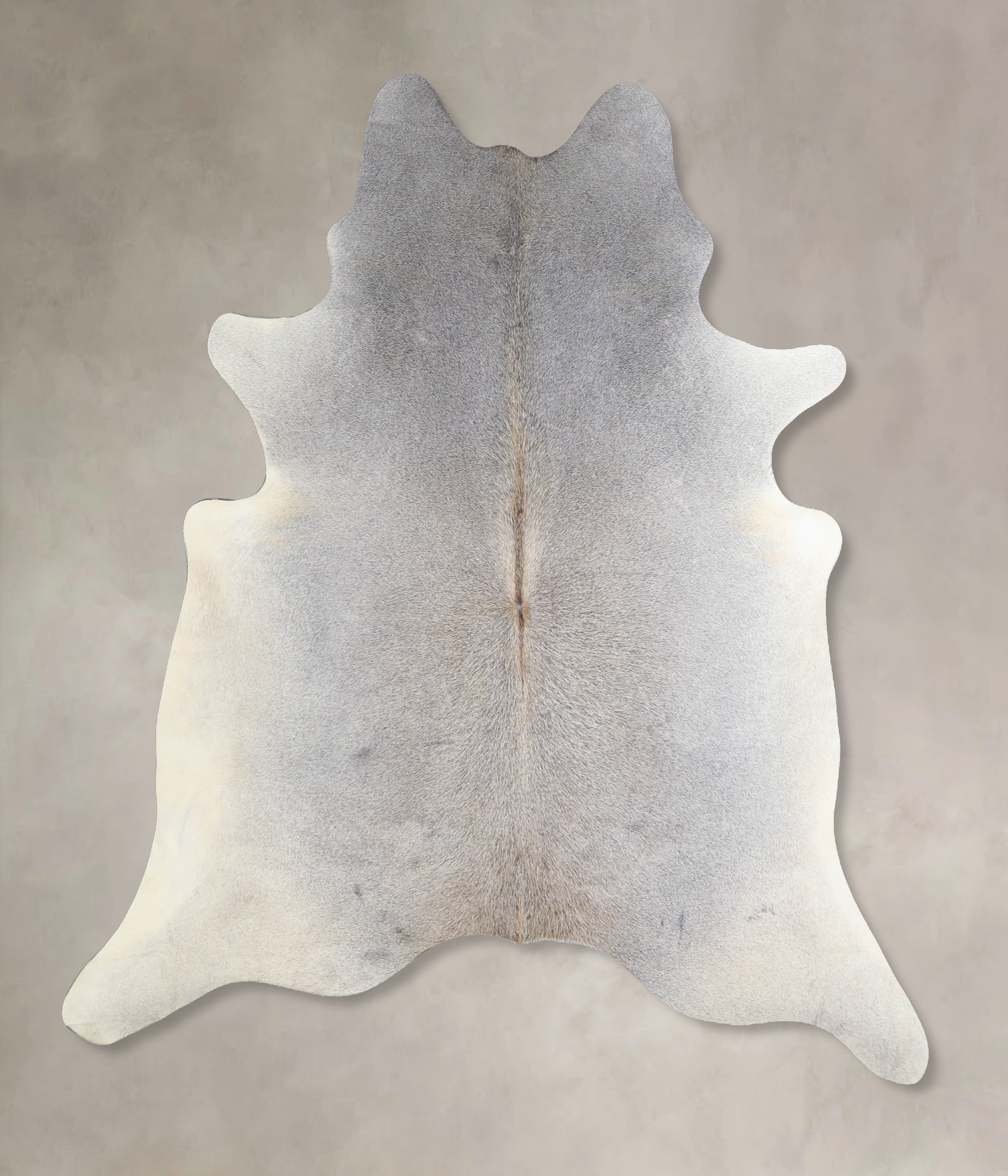 Grey with Beige Cowhide Rug #A33161