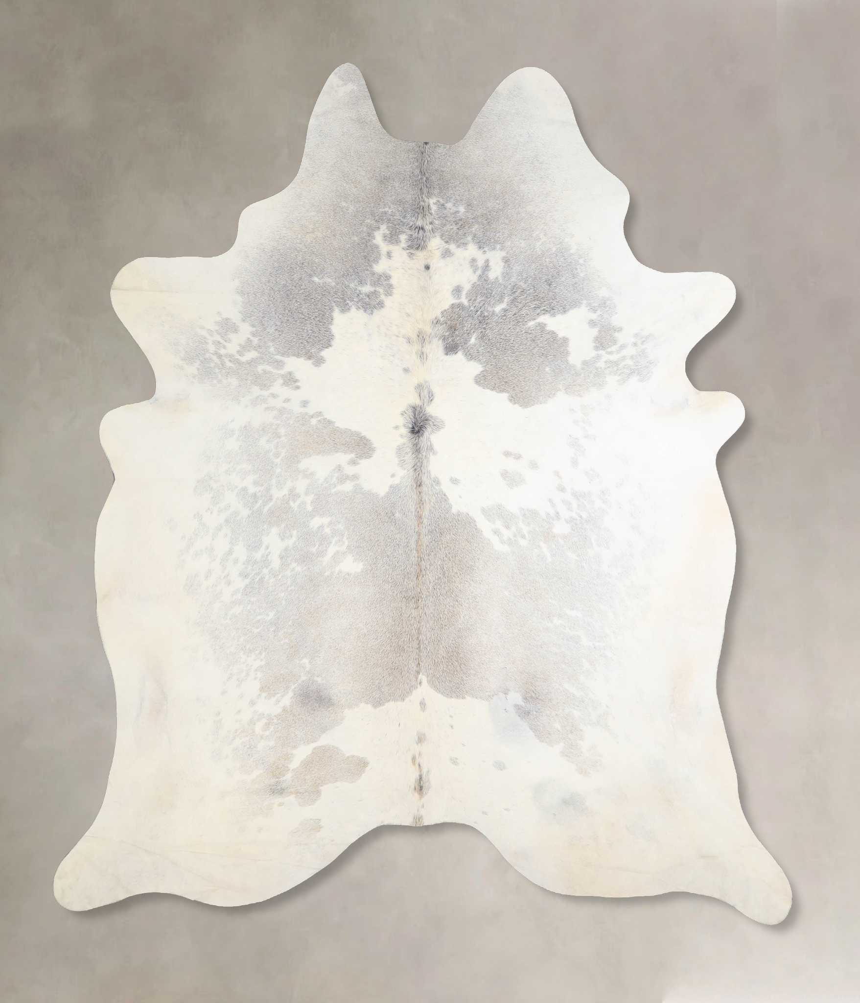 Grey With White Cowhide Rug #A33625