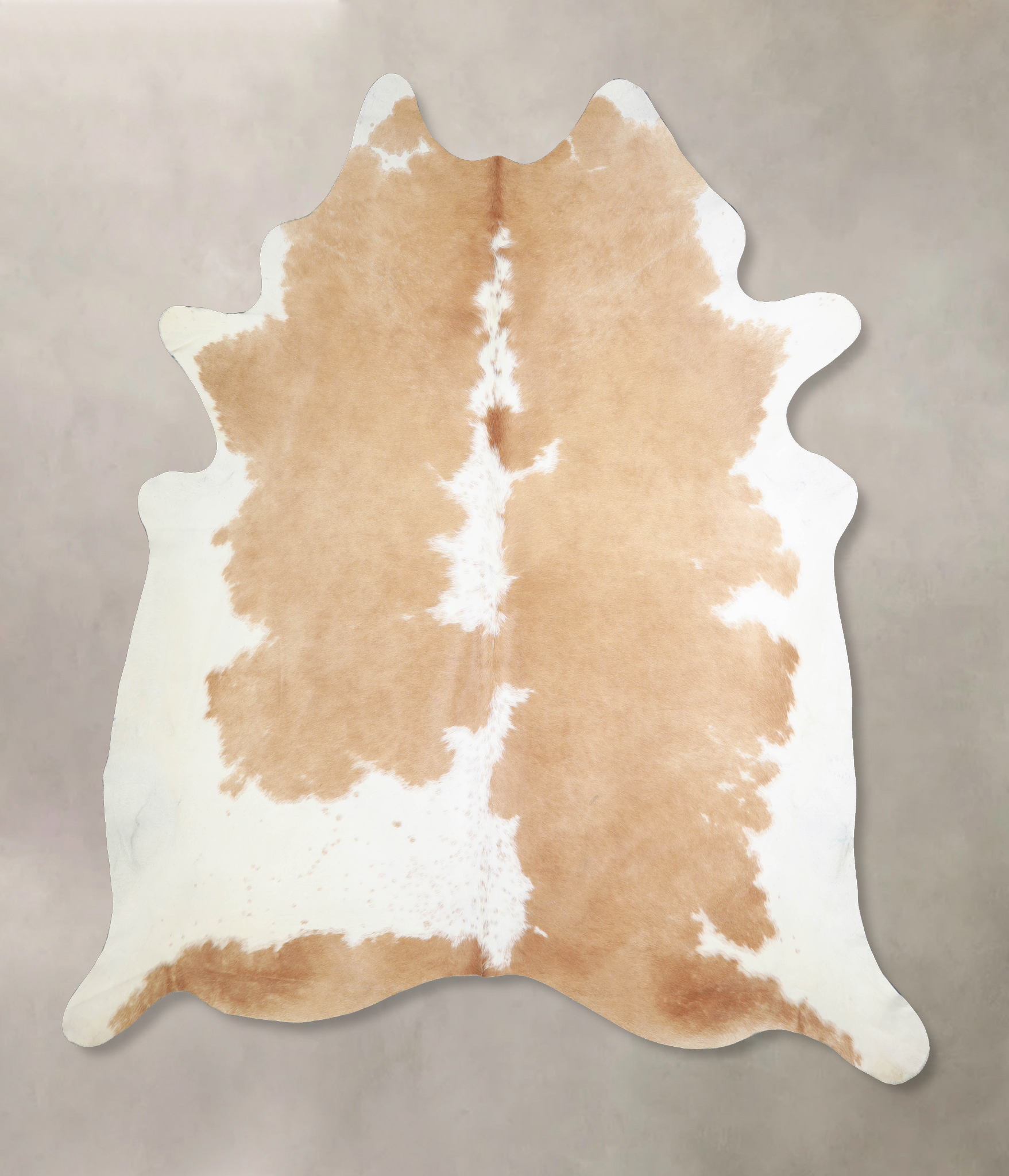 Beige and White Cowhide Rug #A33645