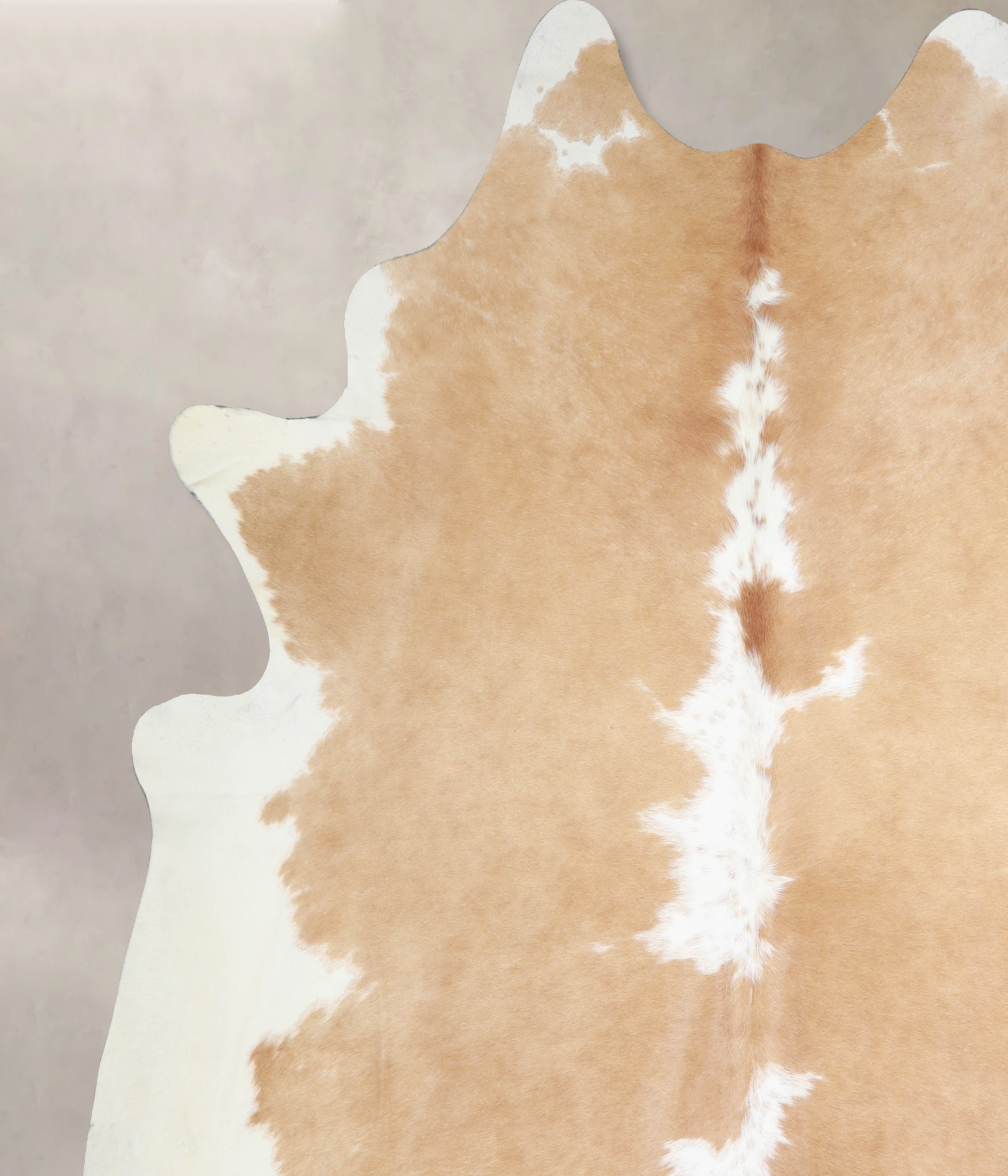 Beige and White Cowhide Rug #A33645