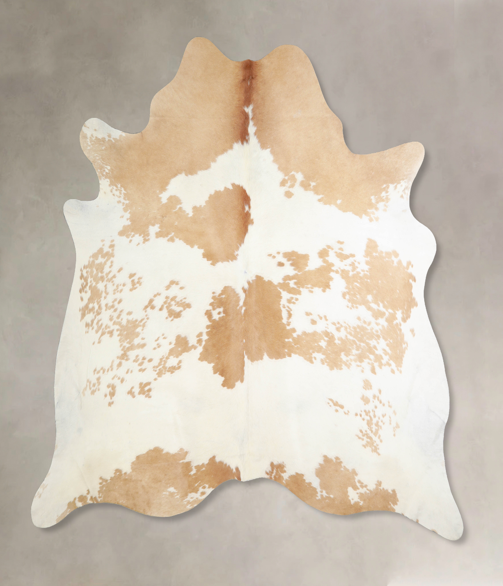 Beige and White Cowhide Rug #A33647