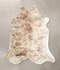 Light Brindle Large Brazilian Cowhide Rug 5'9