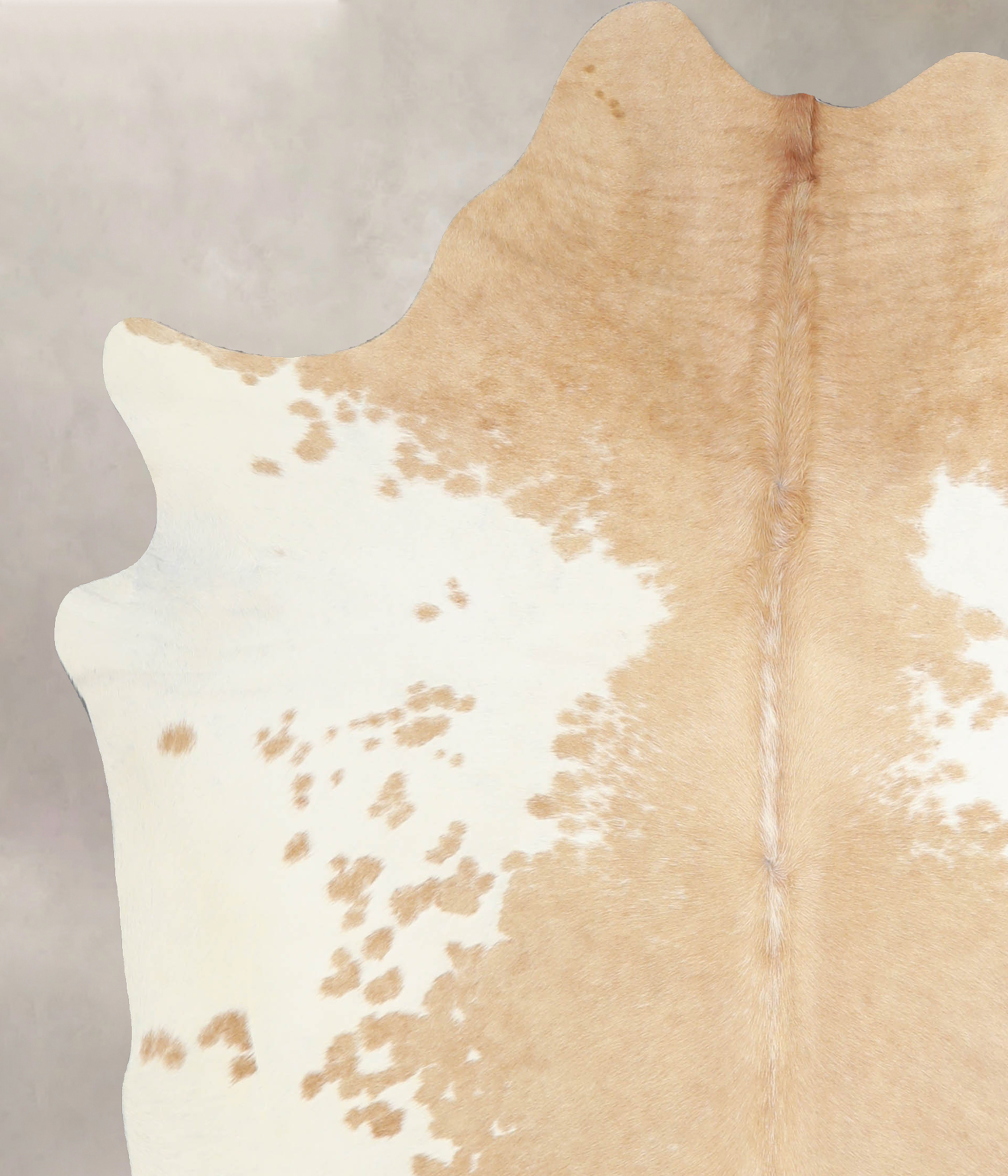 Beige and White Cowhide Rug #A33702