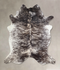 Grey Brindle X-Large Brazilian Cowhide Rug 7'3