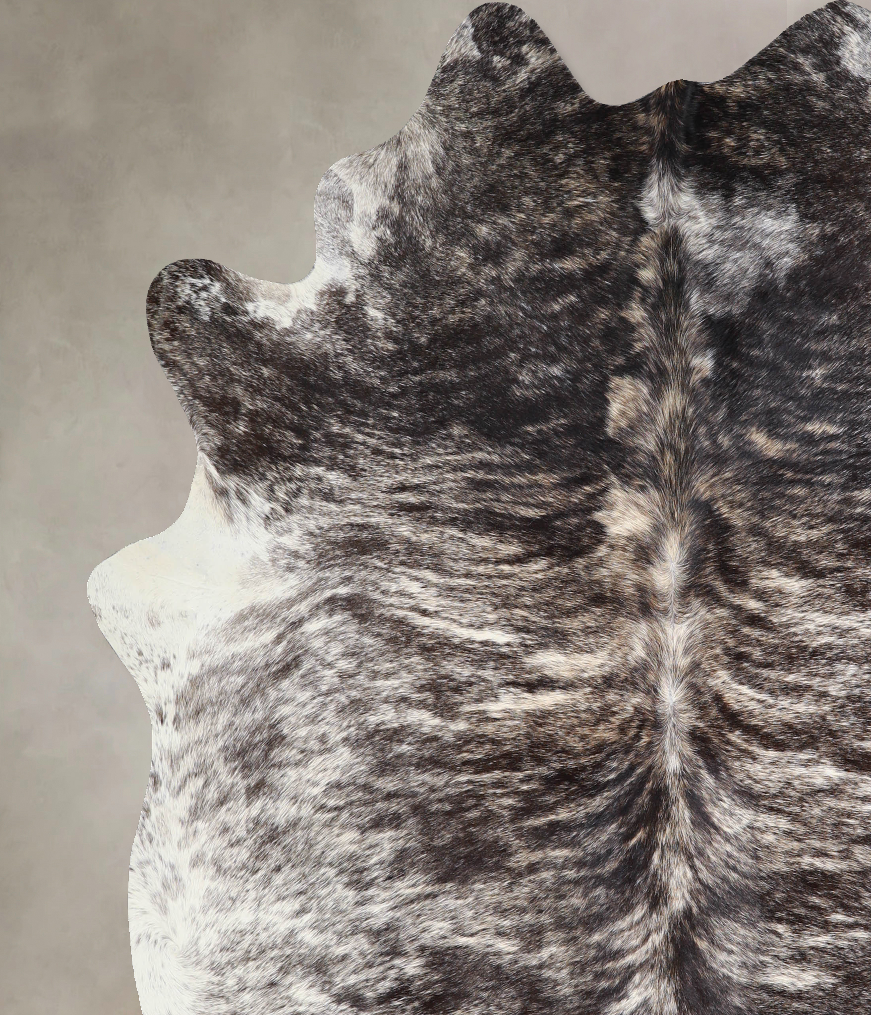 Grey Brindle Cowhide Rug #A33746