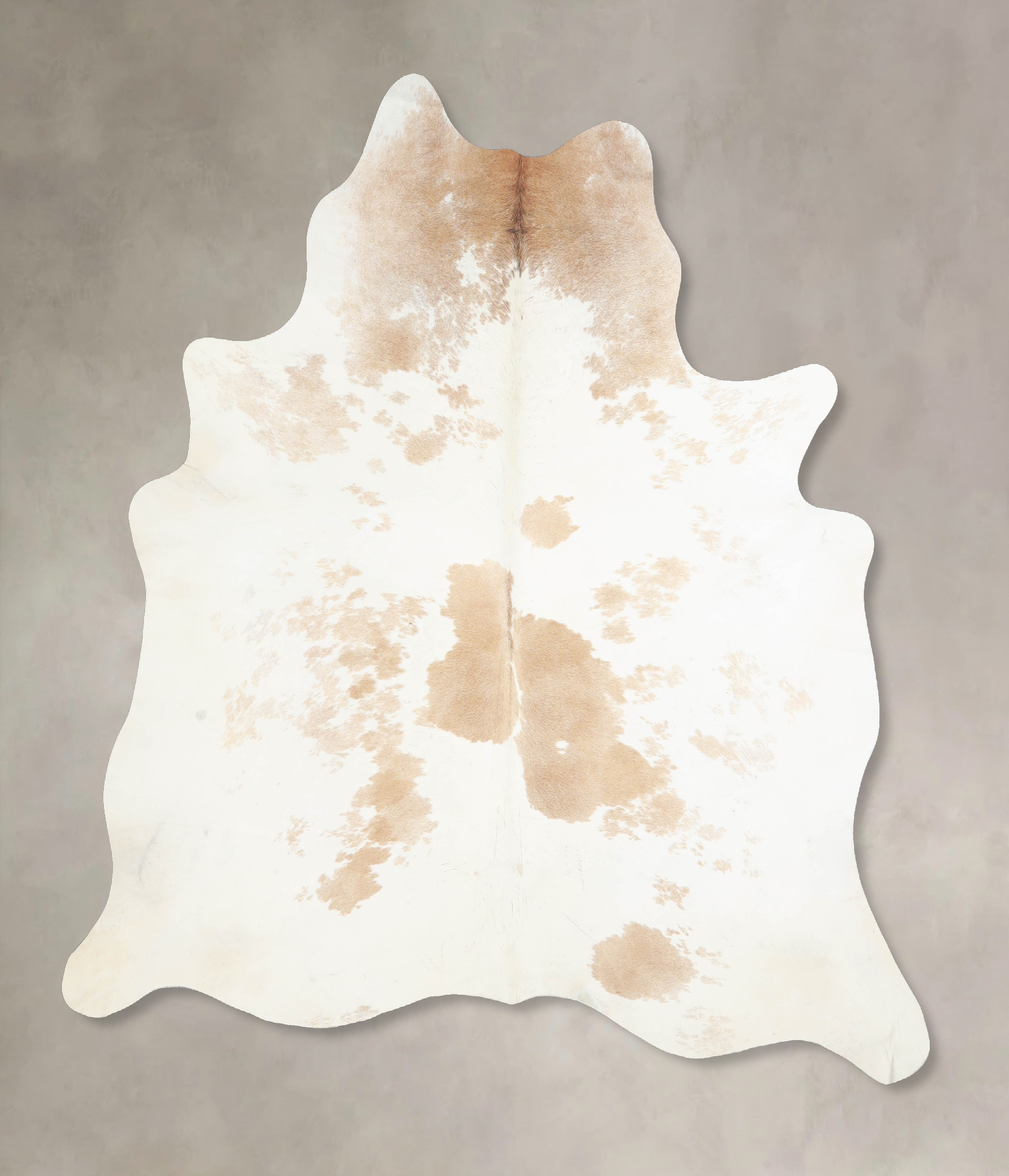 Beige and White Cowhide Rug #A33780