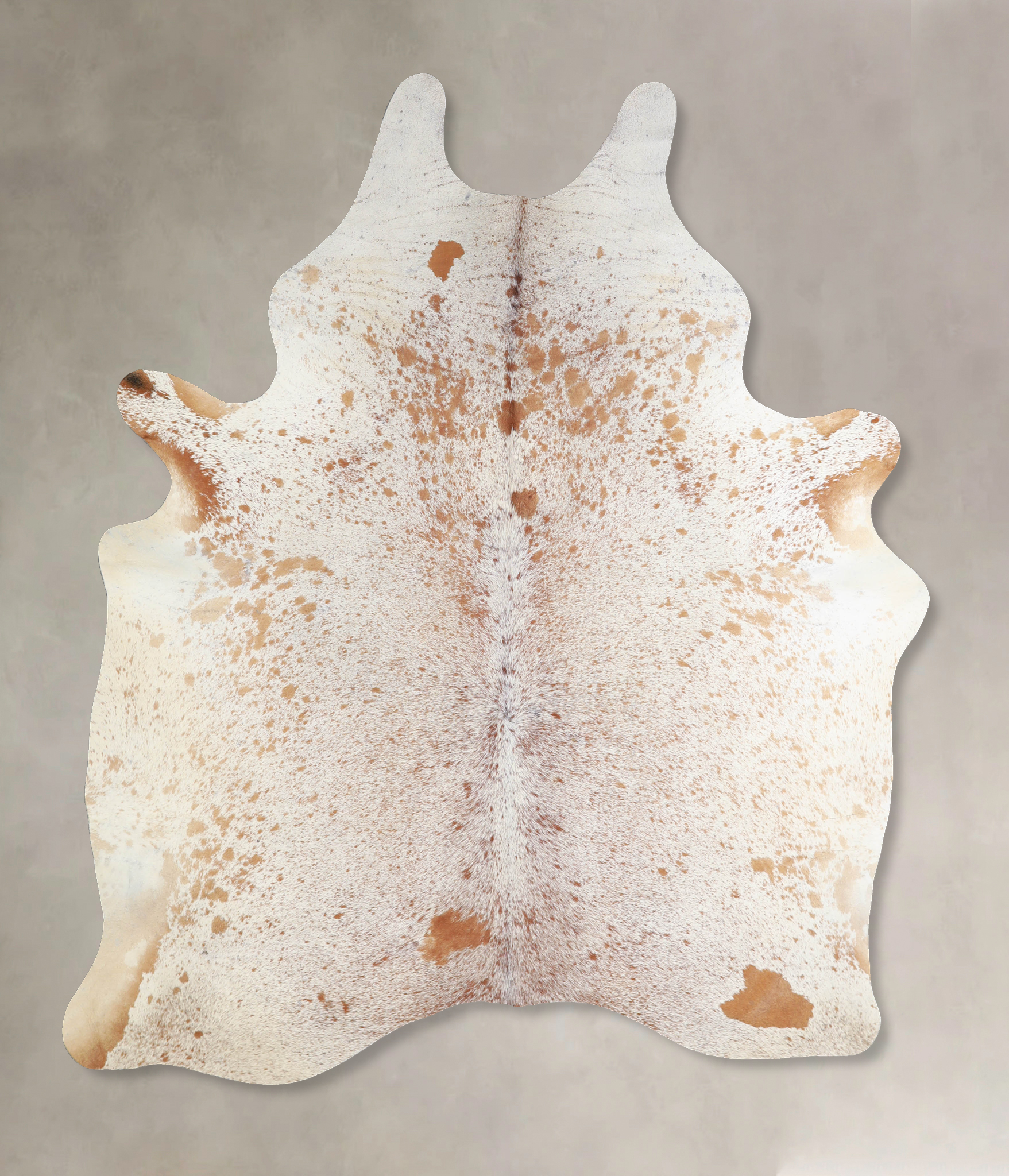 Salt and Pepper Brown Cowhide Rug #A33824