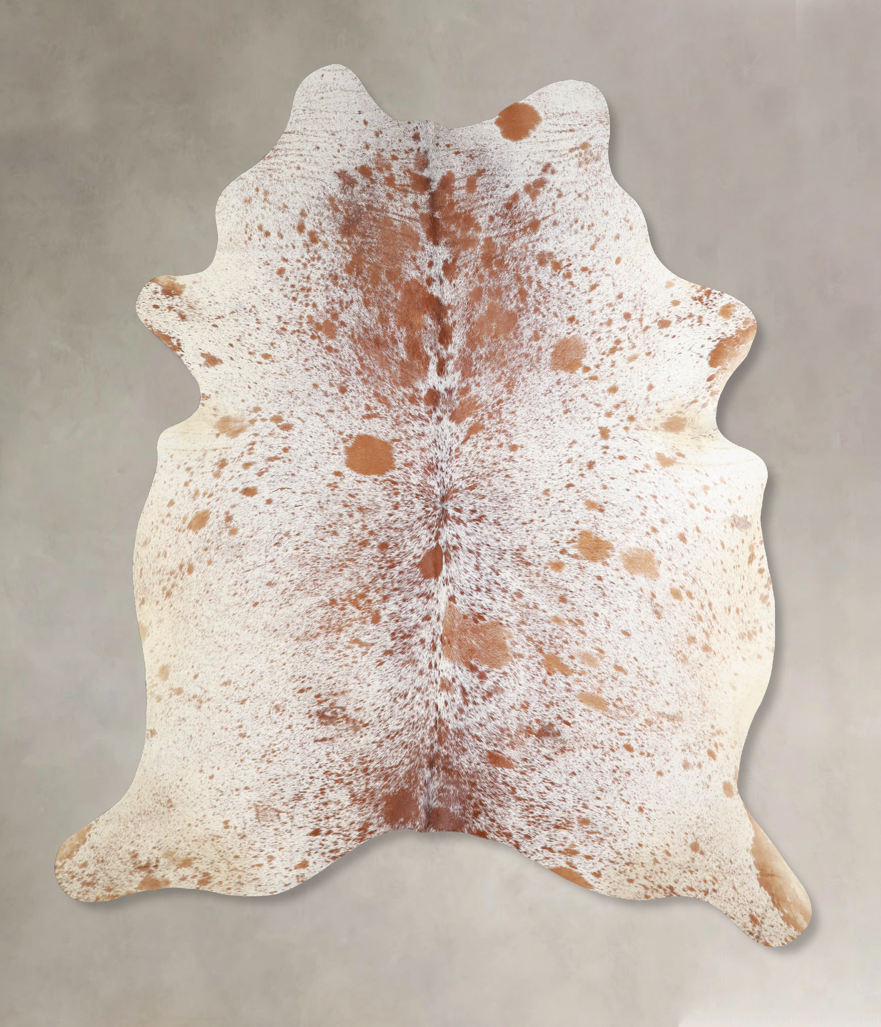 Salt and Pepper Brown Cowhide Rug #A33830