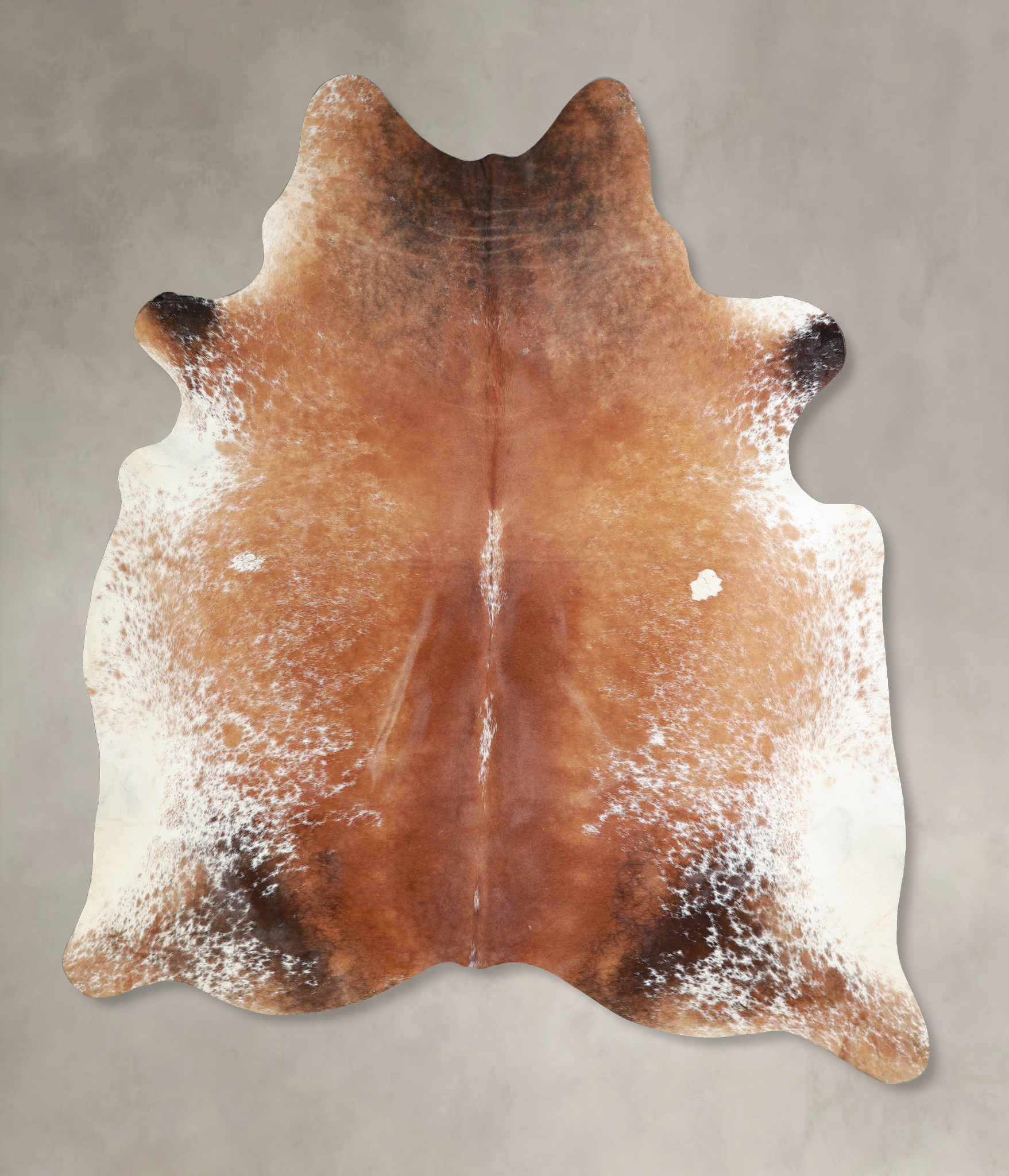 Salt and Pepper Brown Cowhide Rug #A33832