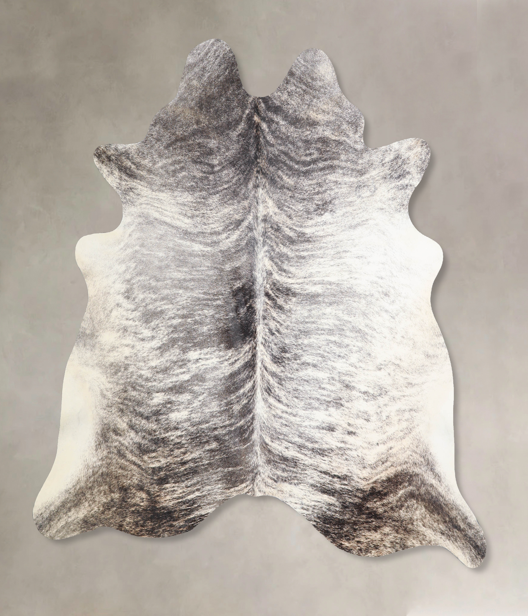 Grey Brindle Cowhide Rug #A33840