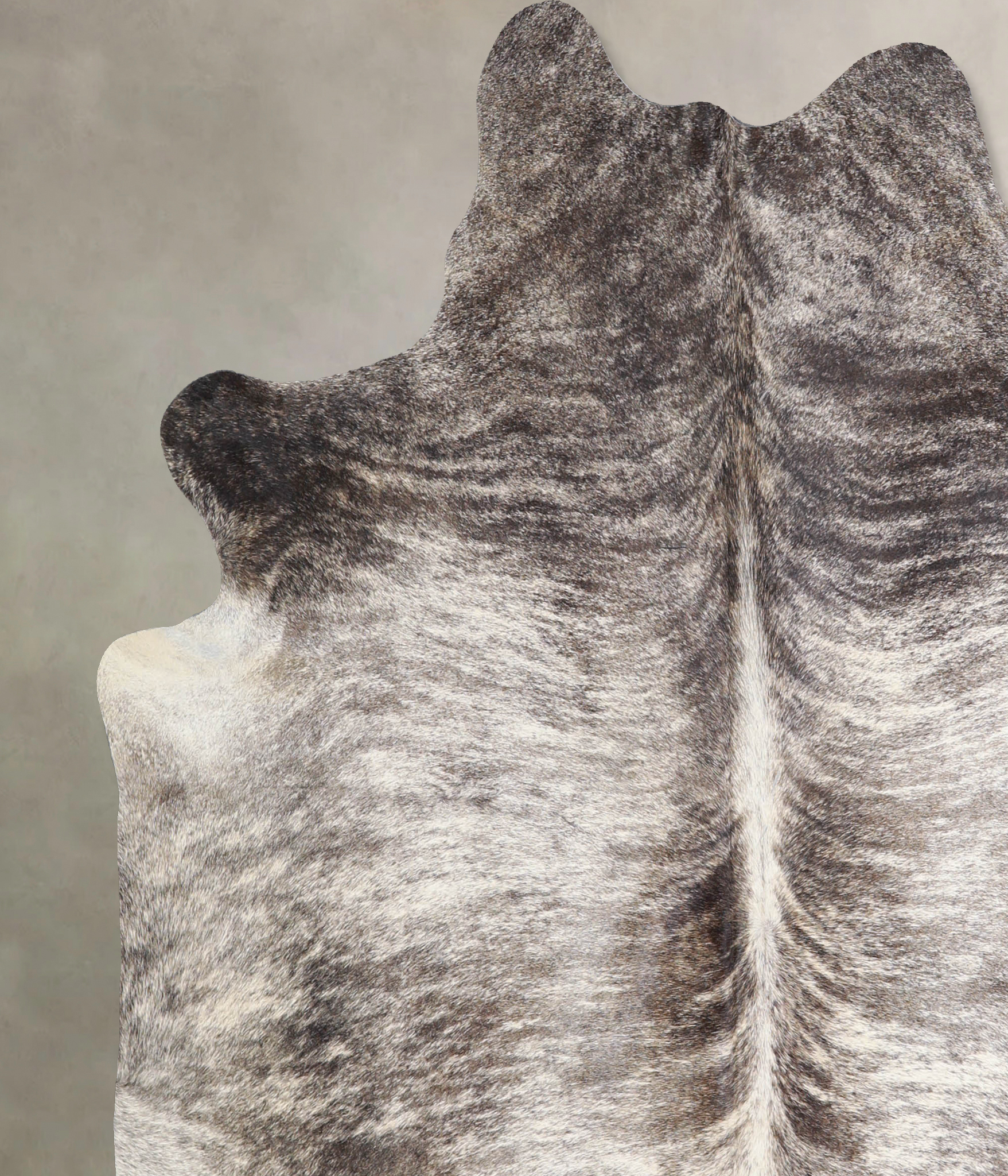 Grey Brindle Cowhide Rug #A33842