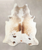 Light Caramel X-Large Brazilian Cowhide Rug 7'4