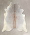 Grey with Beige XX-Large Brazilian Cowhide Rug 7'5