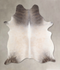 Grey with Beige X-Large Brazilian Cowhide Rug 7'9