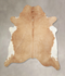 Beige X-Large Brazilian Cowhide Rug 7'3