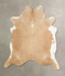 Beige XX-Large Brazilian Cowhide Rug 7'6