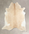 Beige XX-Large Brazilian Cowhide Rug 7'9