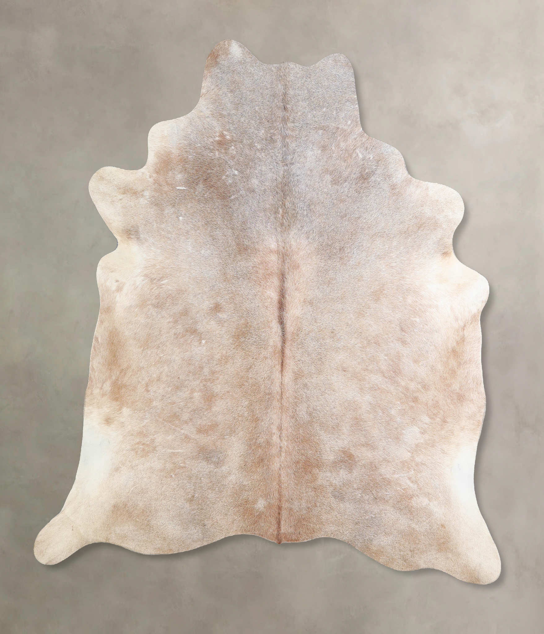 Grey with Beige Cowhide Rug #A33953