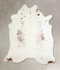 Brown and White Regular X-Large Brazilian Cowhide Rug 7'4