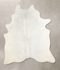 Light Grey X-Large Brazilian Cowhide Rug 7'1