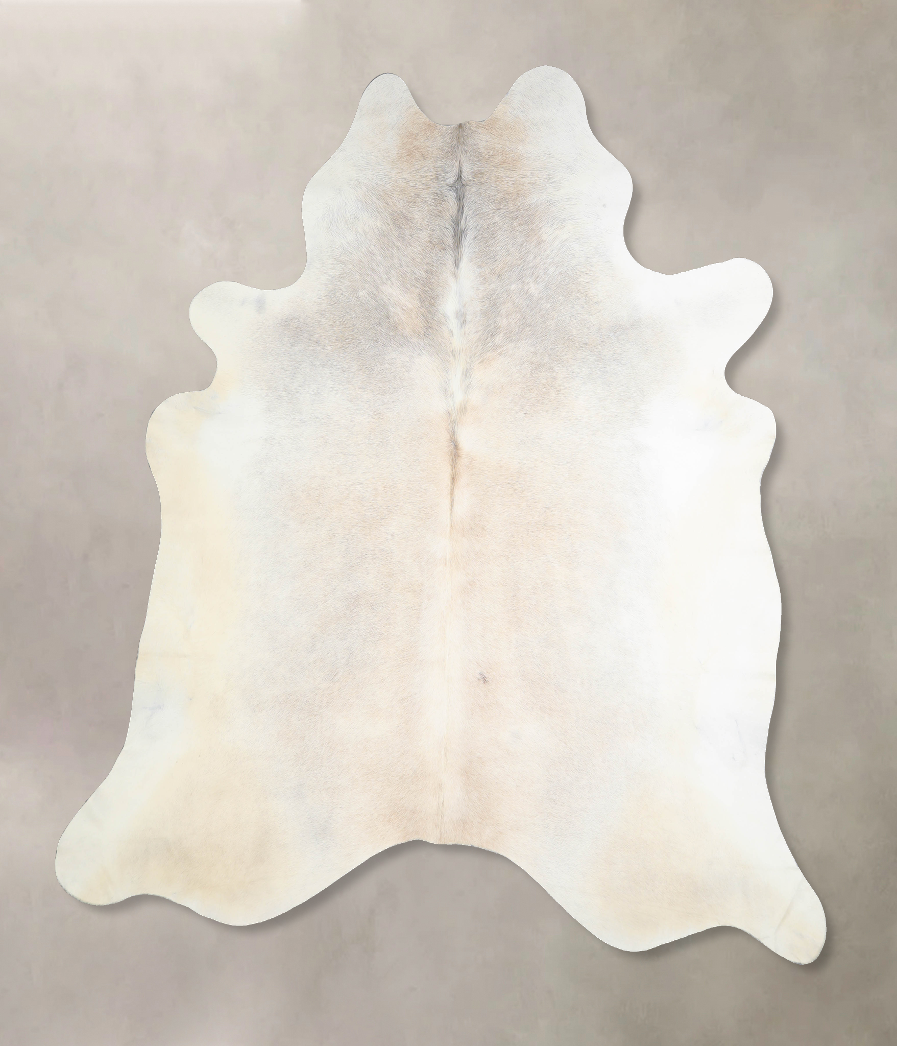 Grey with Beige Cowhide Rug #A34013