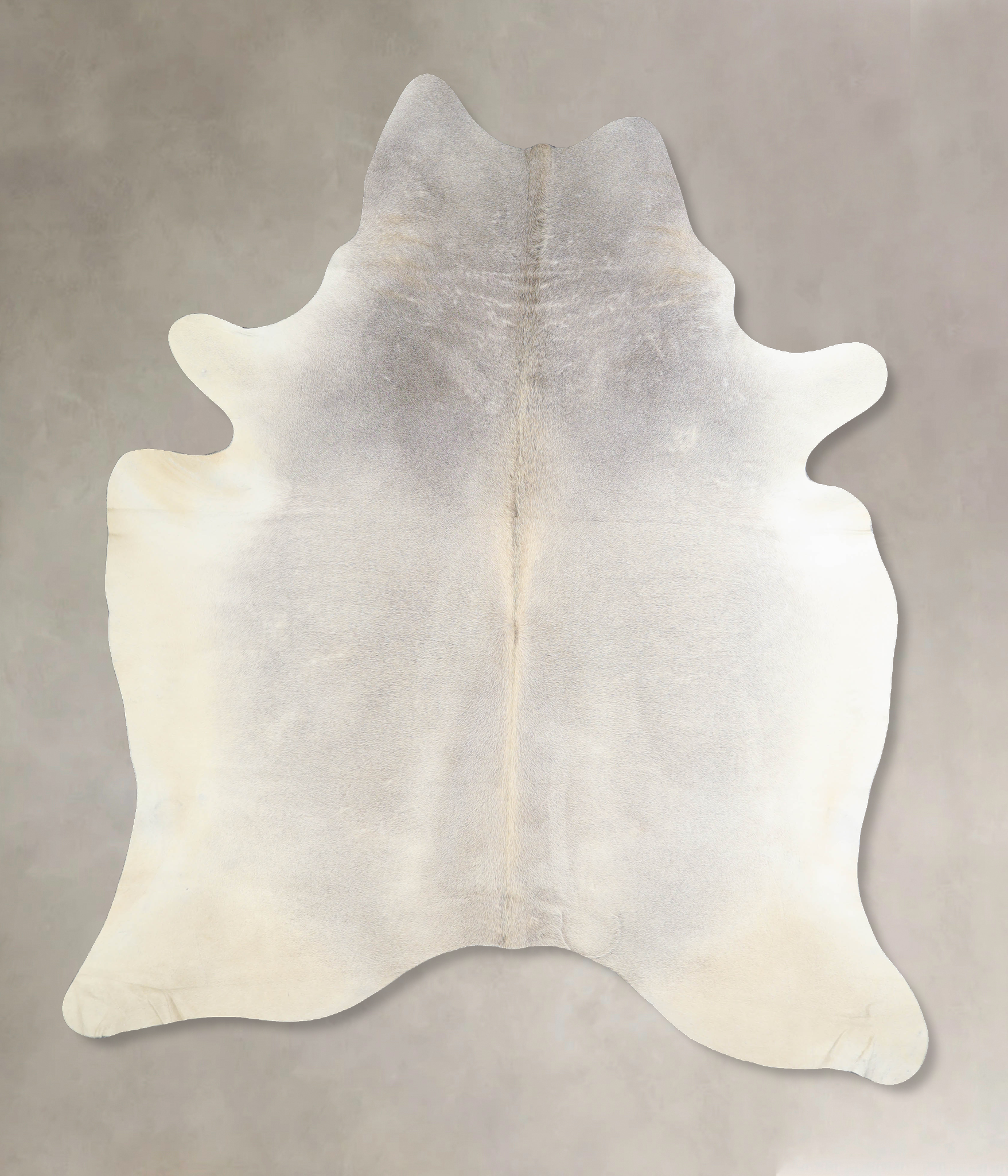 Grey with Beige Cowhide Rug #A34015